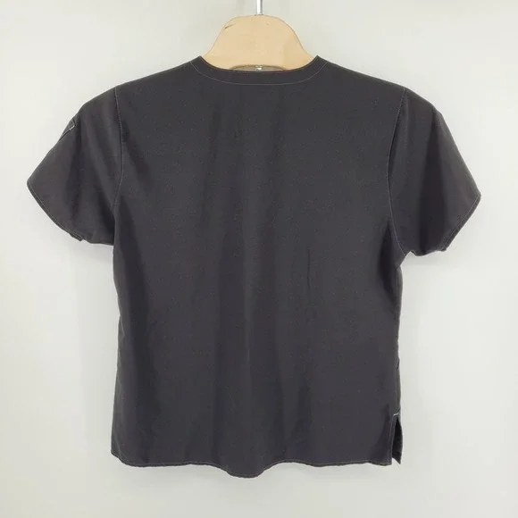 Carhartt Scrub Set Womens XL Black Force Cross-Flex V-Neck Cargo C12110 C52110 - Picture 6 of 9